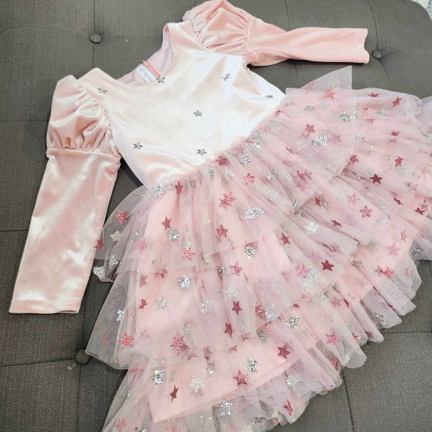 Pink Stars Tutu Dress