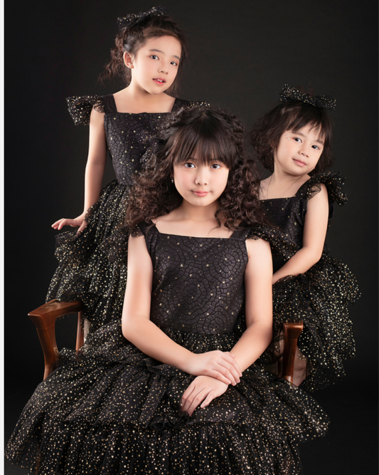 Golden Stars Tutu Dress