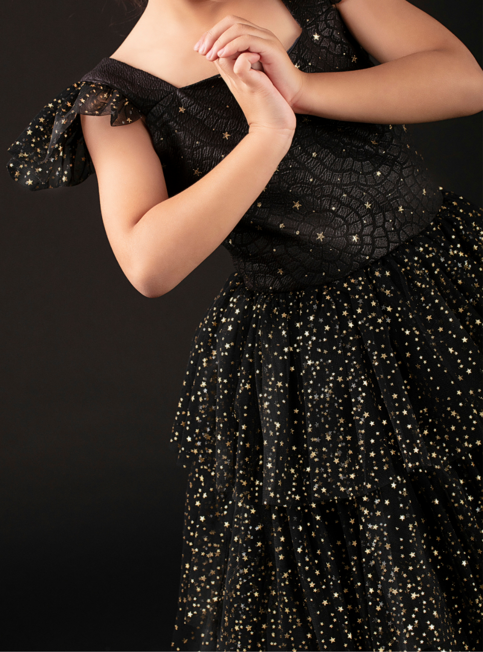 Golden Stars Tutu Dress