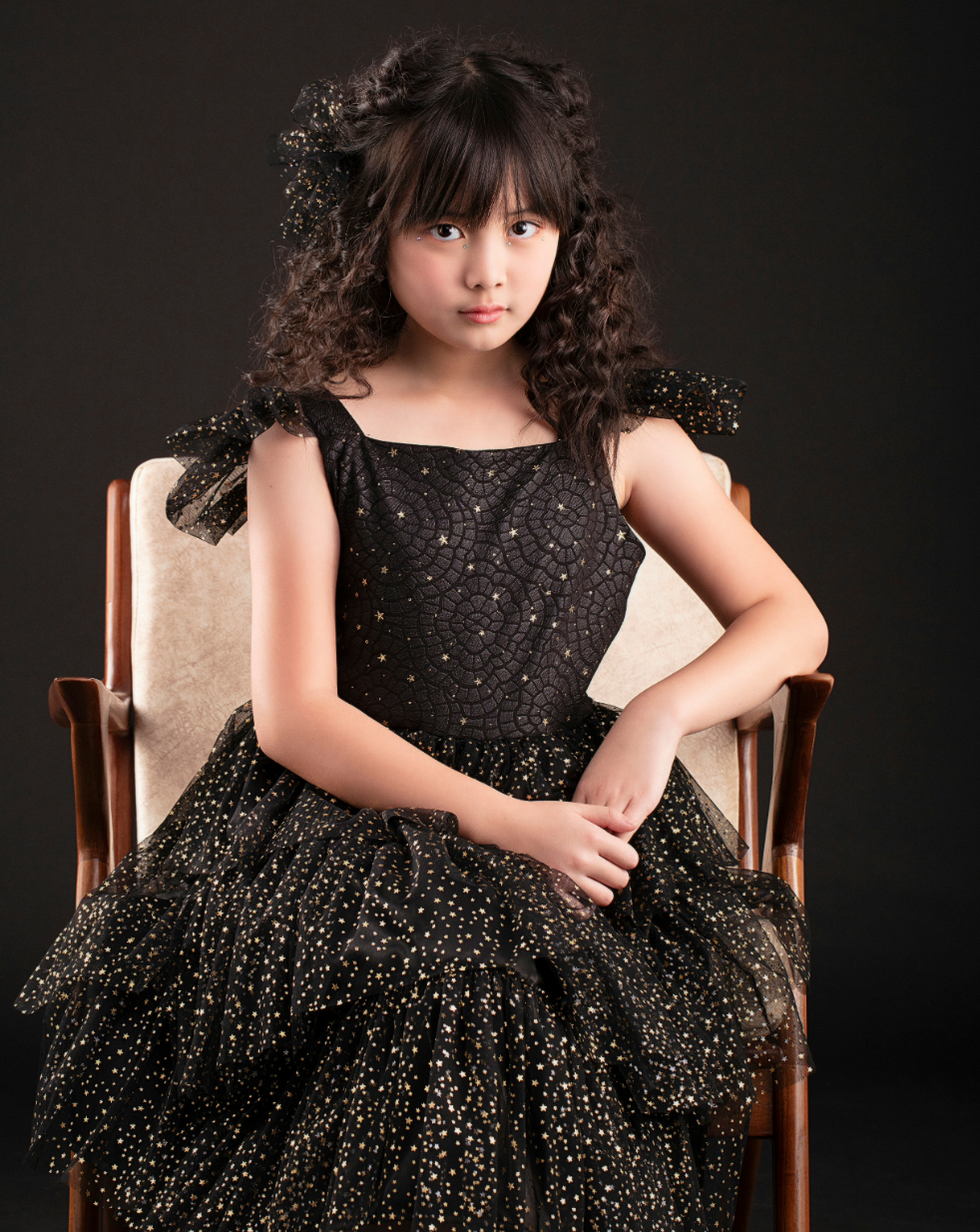 Golden Stars Tutu Dress