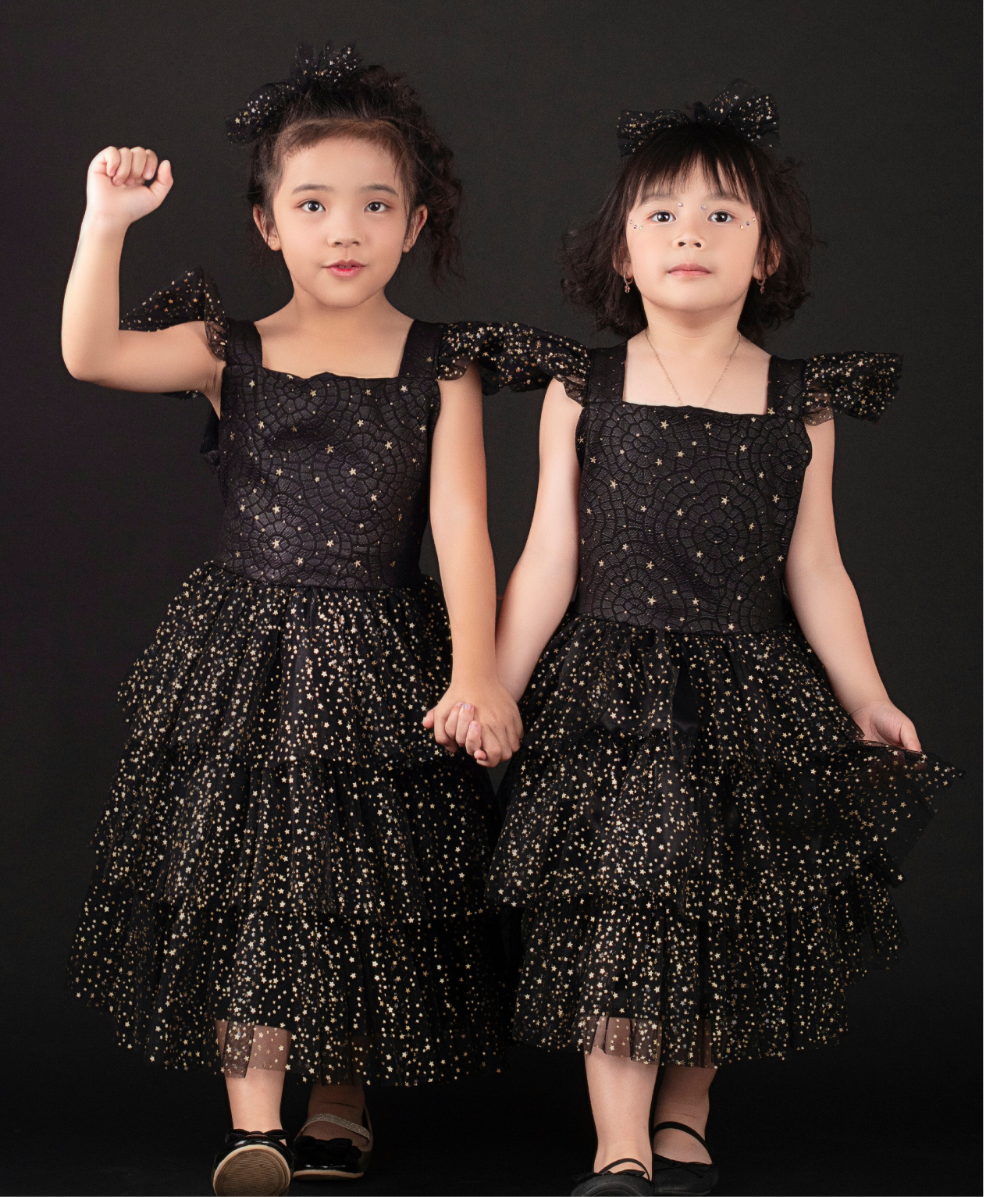 Golden Stars Tutu Dress