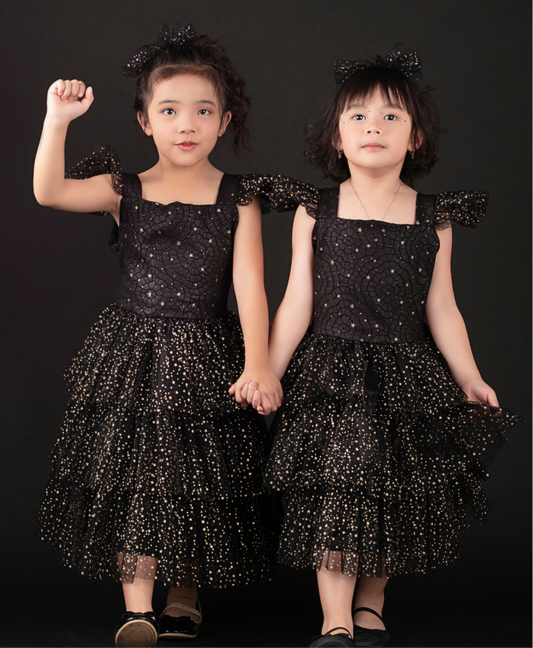 Golden Stars Tutu Dress