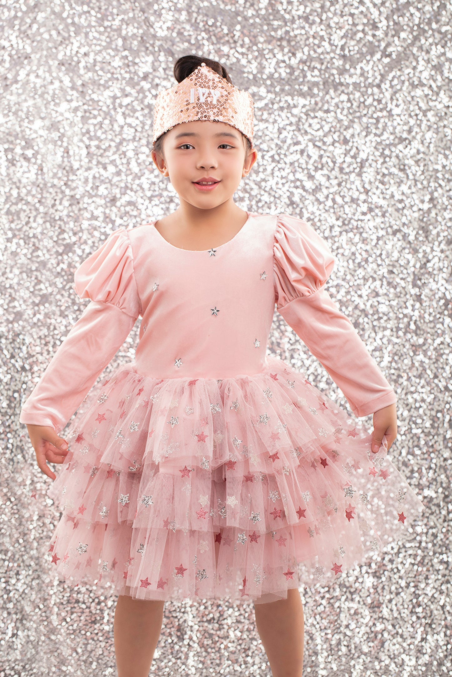 Pink Stars Tutu Dress