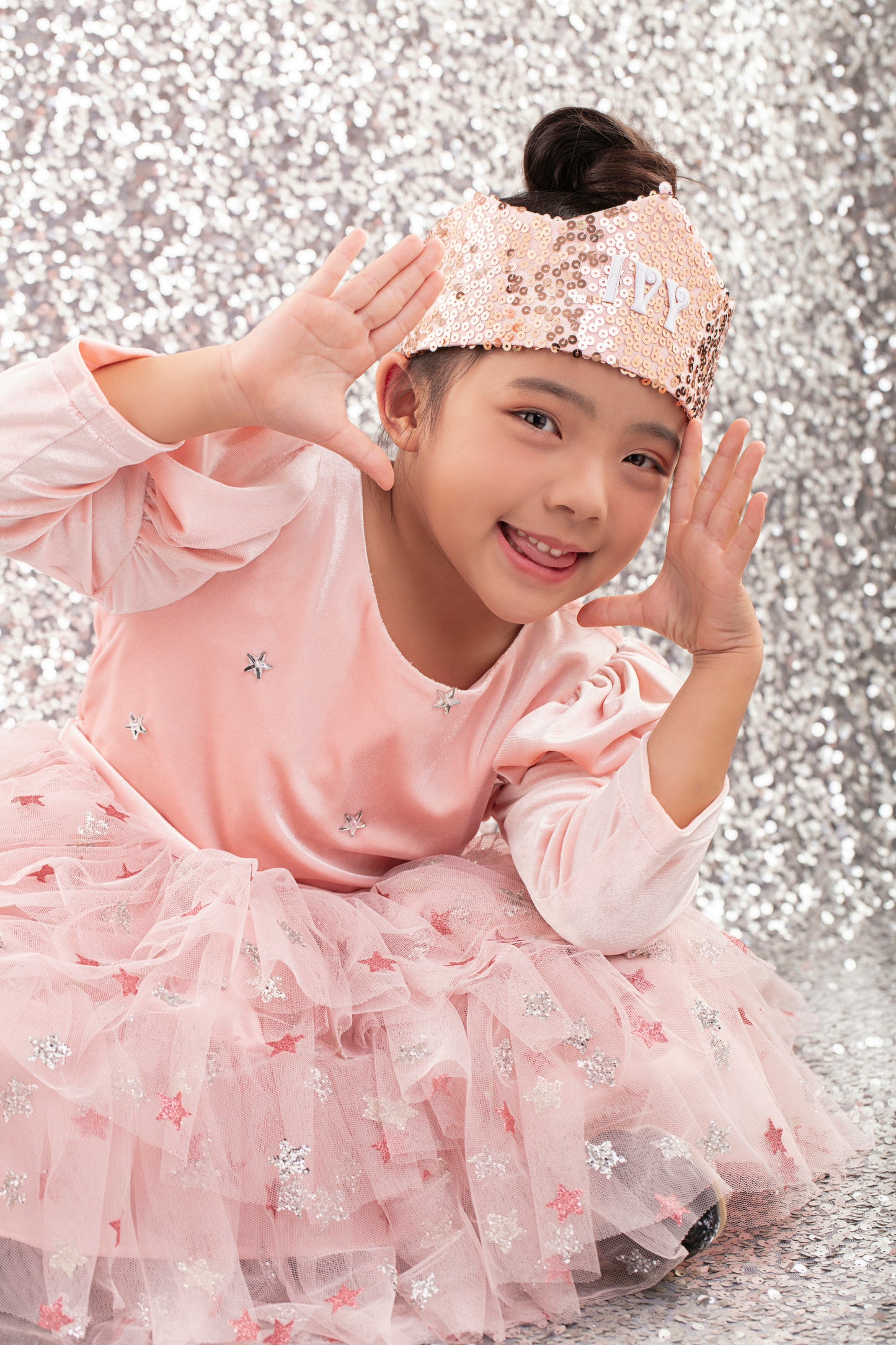 Pink Stars Tutu Dress