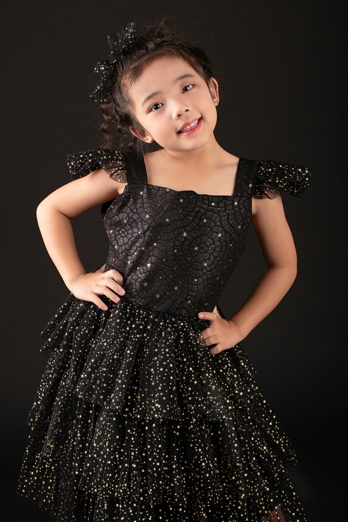 Golden Stars Tutu Dress