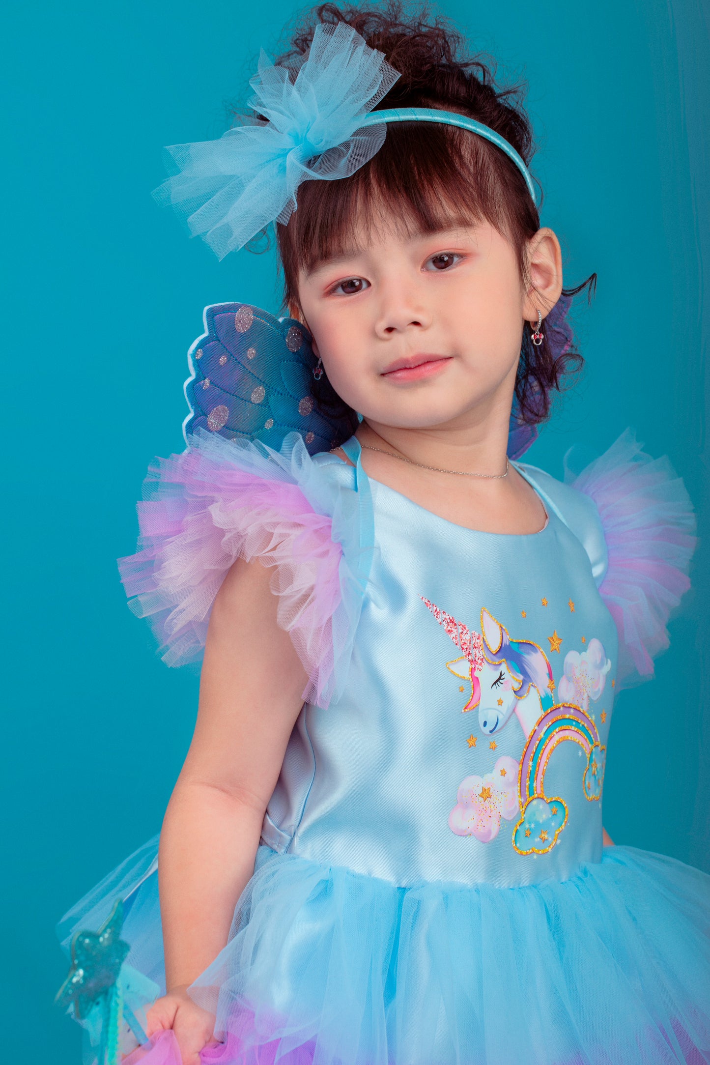 Rainbow Unicorn Tulle Dress