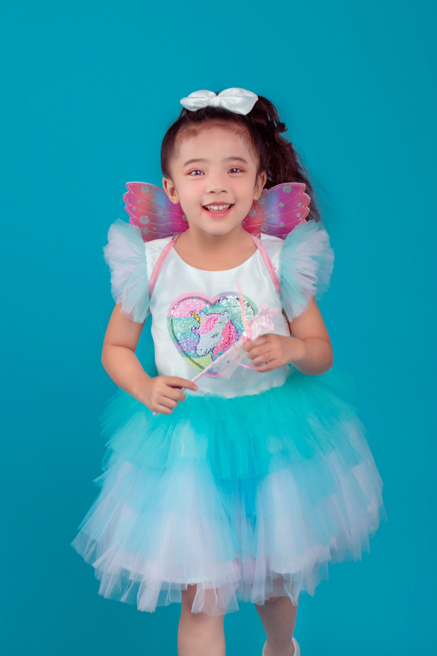 Sequin Unicorn Heart Dress
