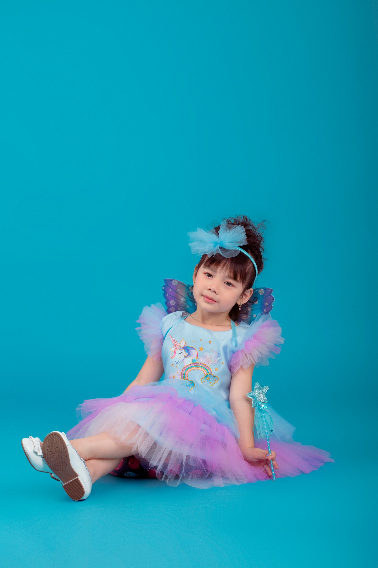 Rainbow Unicorn Tulle Dress