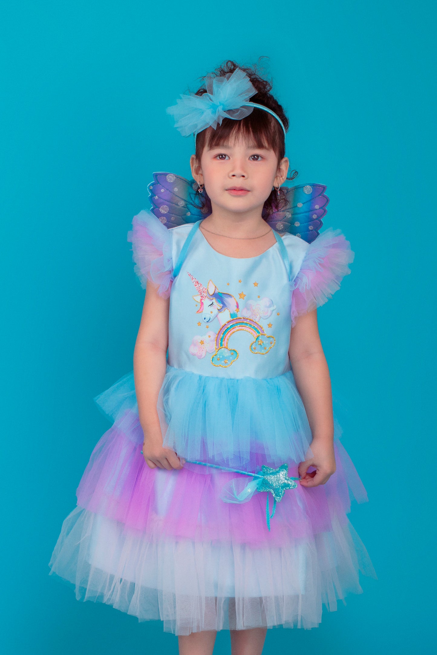 Rainbow Unicorn Tulle Dress