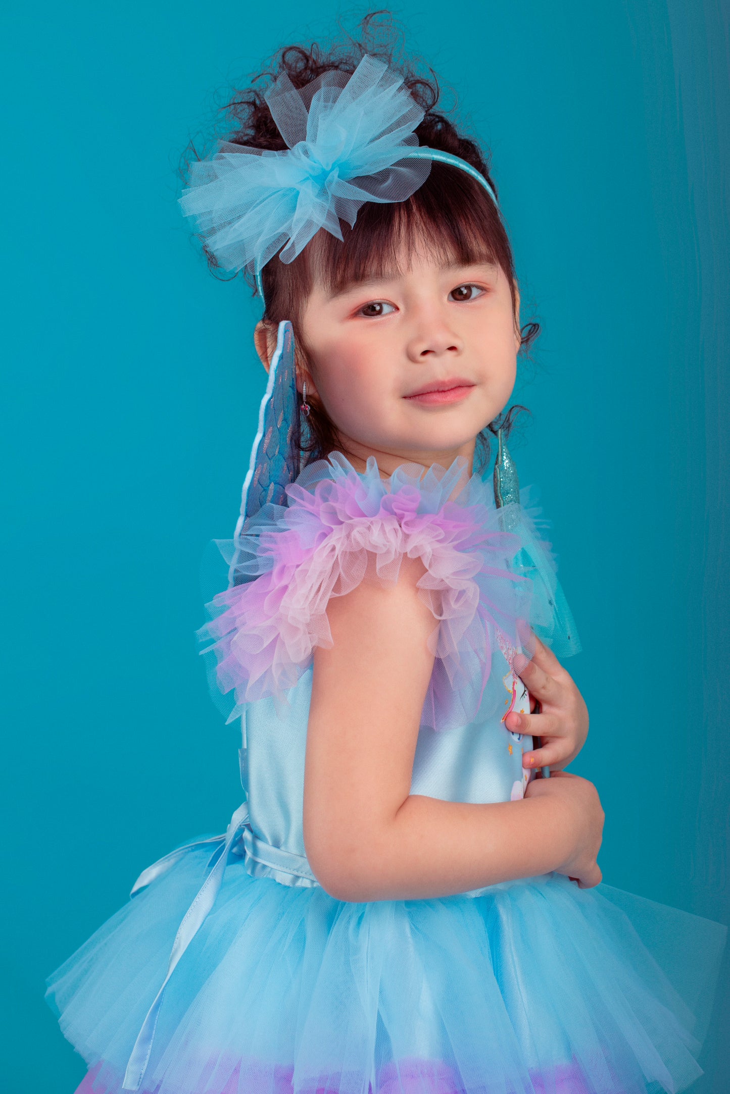 Rainbow Unicorn Tulle Dress