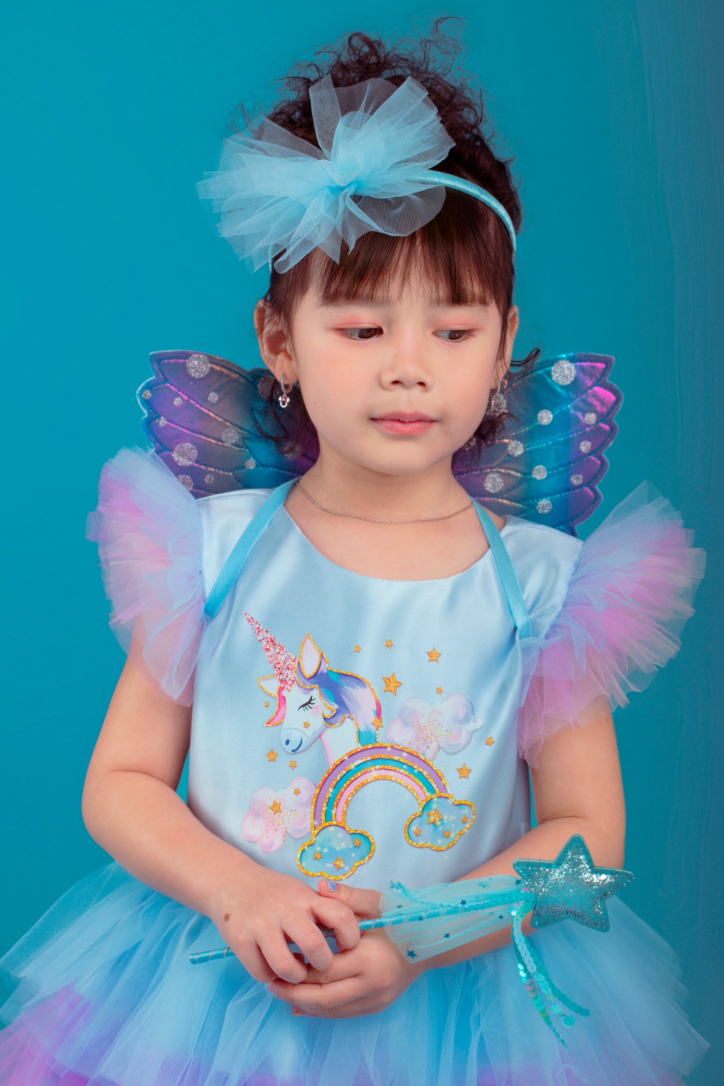 Rainbow Unicorn Tulle Dress