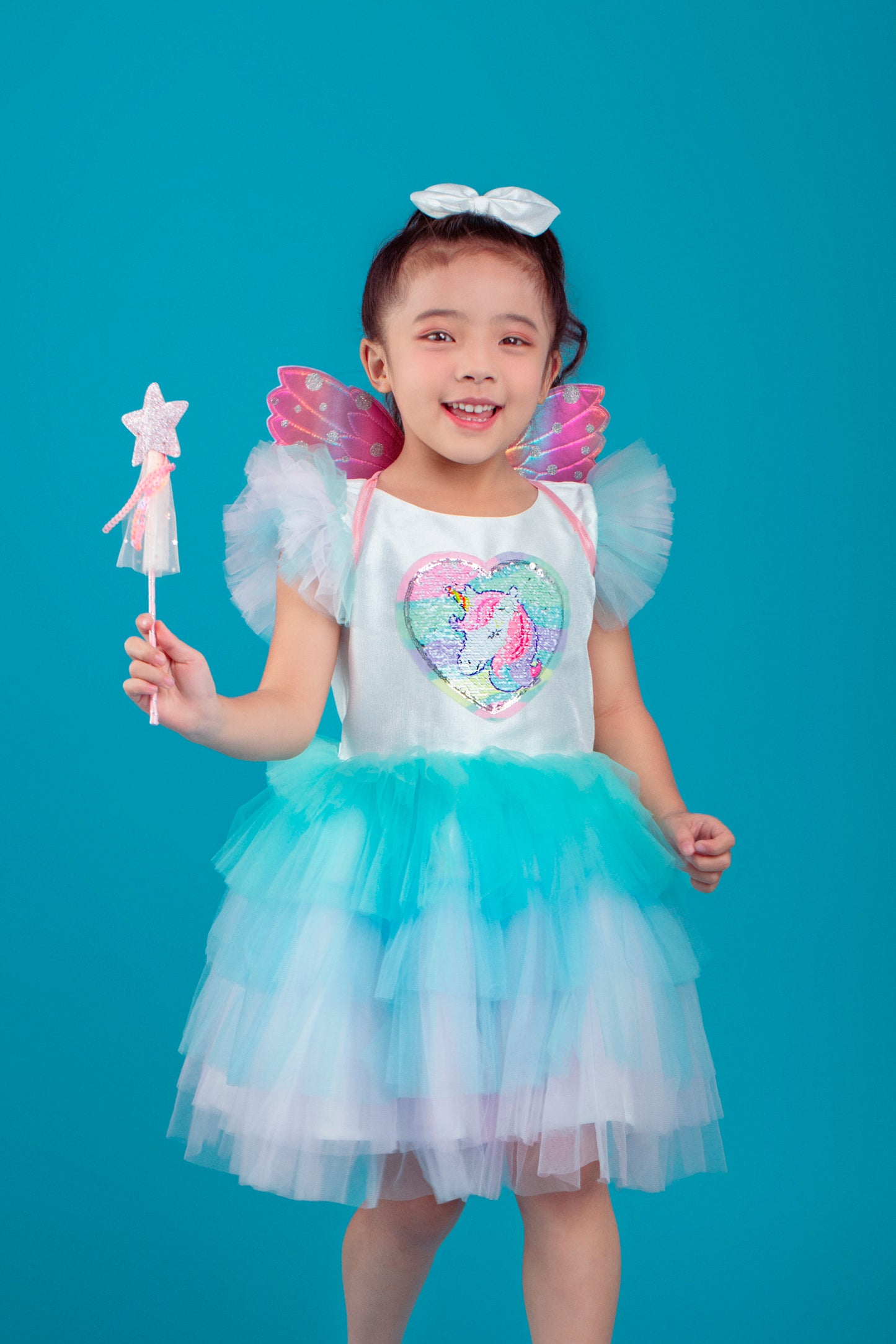 Sequin Unicorn Heart Dress