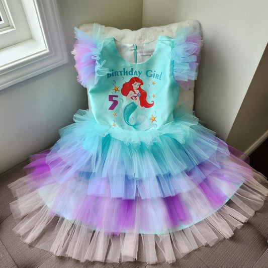 Mermaid Birthday Tutu Dress