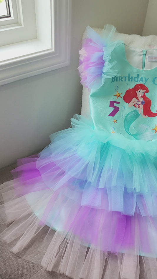 Mermaid Birthday Tutu Dress