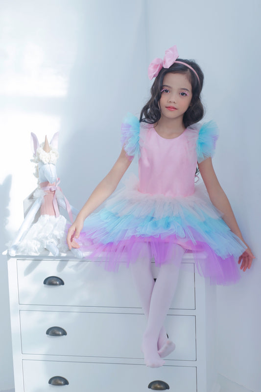 Pinky Birthday Tutu Dress